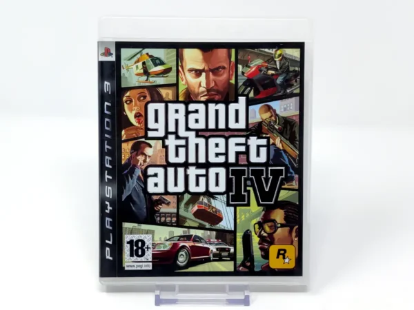 Portada de Grand Theft Auto IV (ESP) (Rebajado) para PlayStation 3, edición PAL España, de segunda mano