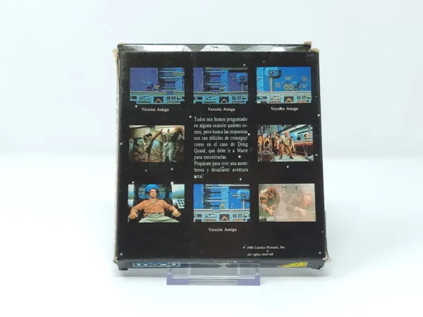Parte trasera de Desafio Total (ESP) para Sinclair ZX Spectrum, edición PAL España