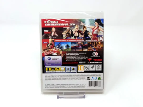 Parte trasera de Dead or Alive 5 Ultimate (ESP) (Precintado) para PlayStation 3, edición PAL España