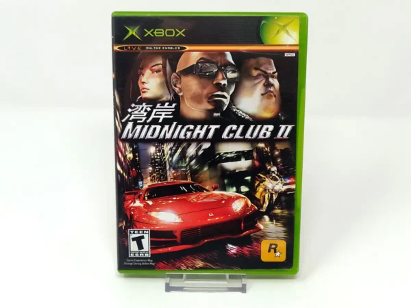 Portada de Midnight Club II (USA) para XBOX, edición NTSC USA, de segunda mano