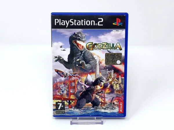 Portada de Godzilla: Save the Earth (FRA) para PlayStation 2, edición PAL Francia, de segunda mano
