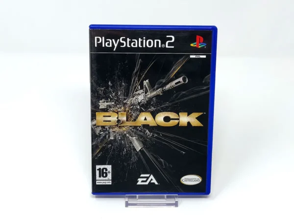 Portada de Black (ESP) para PlayStation 2, edición PAL España, de segunda mano