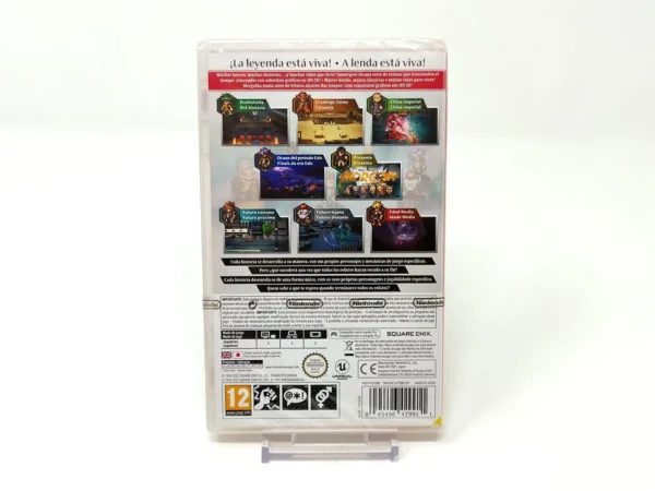 Parte trasera de Live A Live (ESP) (Precintado) para Nintendo Switch, edición PAL España