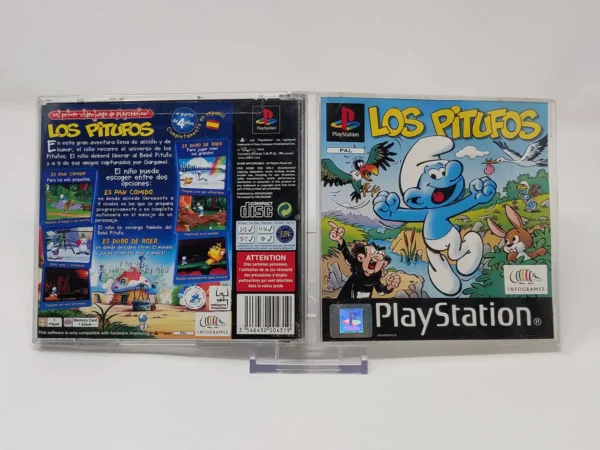Los Pitufos (ESP) (Carátula) para PlayStation 1, de segunda mano