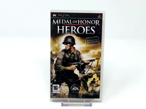 Portada de Medal of Honor: Heroes (ESP) para PSP, edición PAL España, de segunda mano