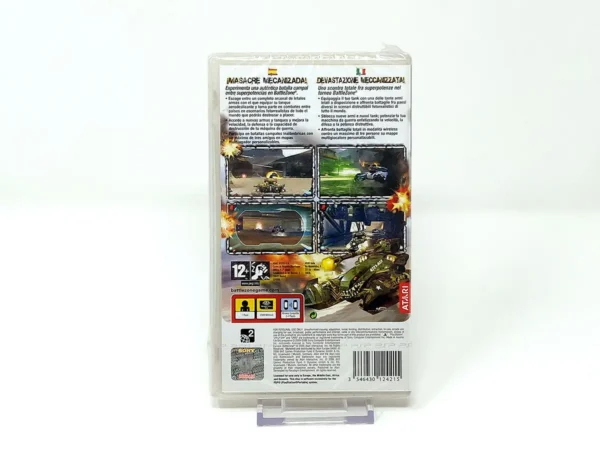 Parte trasera de BattleZone (ESP) (Precintado) para PSP, edición PAL España