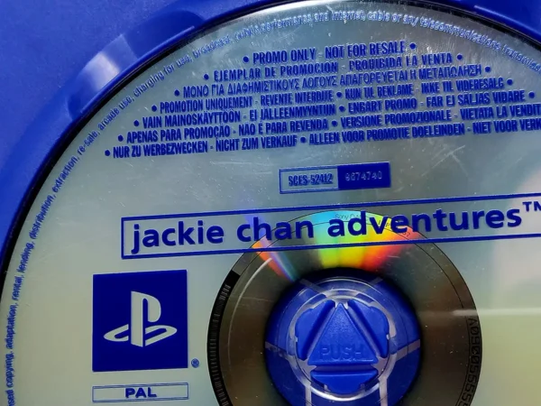 Lateral de la caja de Jackie Chan Adventures (ESP) (Promo) para PlayStation 2