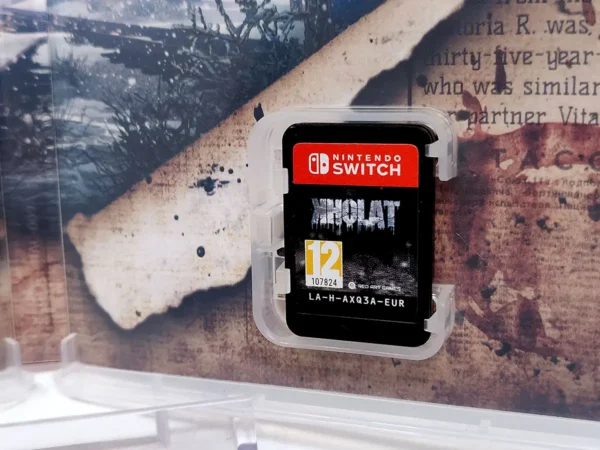 Lateral de la caja de Kholat (ESP) para Nintendo Switch