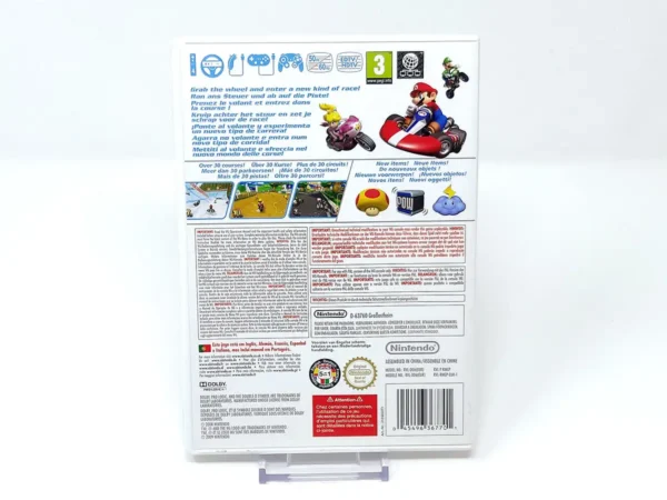 Parte trasera de Mario Kart Wii (EUR) para Nintendo Wii, edición PAL