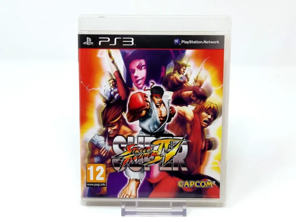 Portada de Super Street Fighter IV (ESP) para PlayStation 3, edición PAL España, de segunda mano