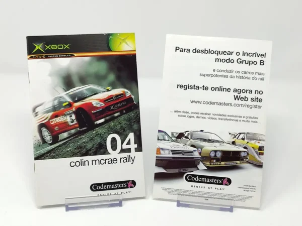 Colin McRae Rally 04 (ESP) (Manual) para XBOX, de segunda mano