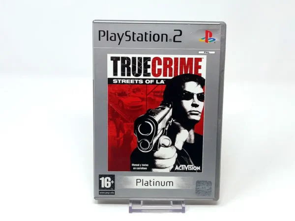 Portada de True Crime: Streets of LA (ESP) (Platinum) para PlayStation 2, edición PAL España, de segunda mano