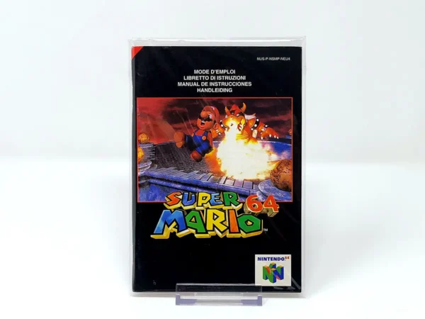 Super Mario 64 (ESP) (Manual) para Nintendo 64, edición PAL España, de segunda mano