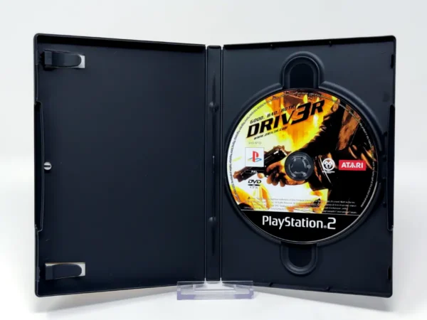 Interior del juego Driv3r (ESP) (Rebajado) para PlayStation 2 con disco y manual