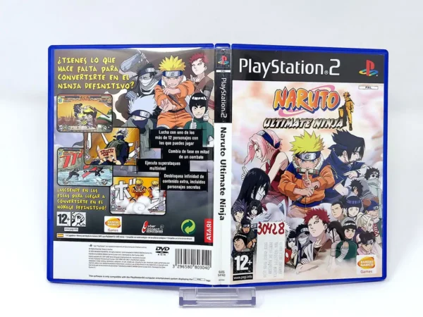 Naruto: Ultimate Ninja (ESP) (Carátula) (Rebajado) para PlayStation 2, edición PAL España, de segunda mano