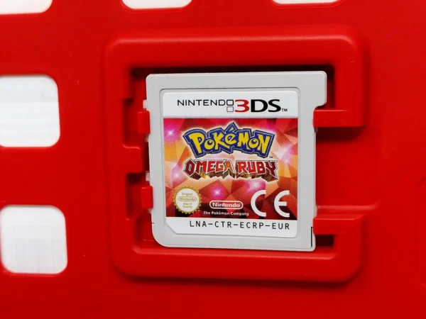 Lateral de la caja de Pokemon Rubí Omega (ESP) para Nintendo 3DS