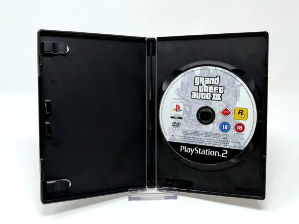 Interior del juego Grand Theft Auto III (Double Pack) (FRA) (Rebajado) para PlayStation 2 con disco y manual