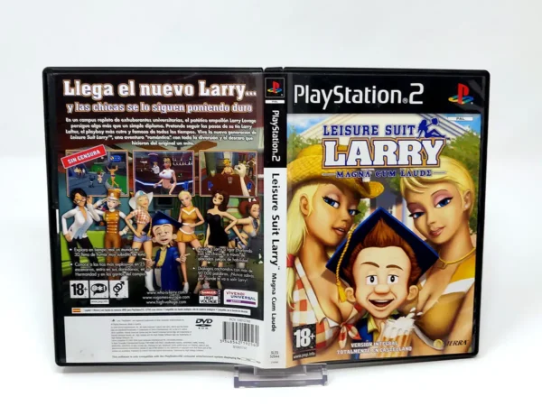 Leisure Suit Larry: Magna Cum Laude (ESP) (Carátula) para PlayStation 2, edición PAL España, de segunda mano