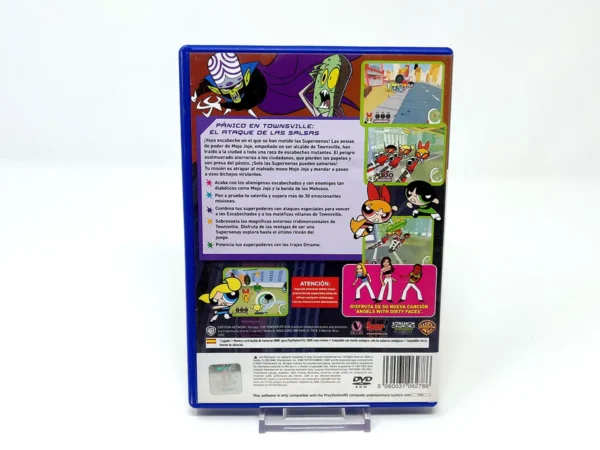 Parte trasera de Las Super Nenas: Escabeche Mutante (ESP) (Rebajado) para PlayStation 2, edición PAL España