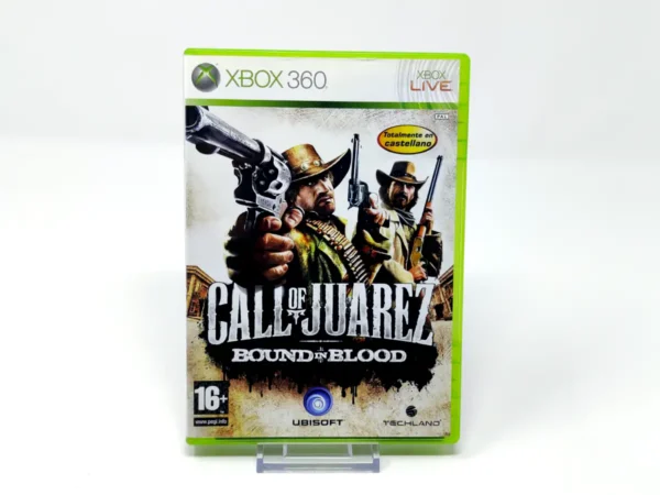 Portada de Call of Juarez: Bound in Blood (ESP) para XBOX 360, edición PAL España, de segunda mano