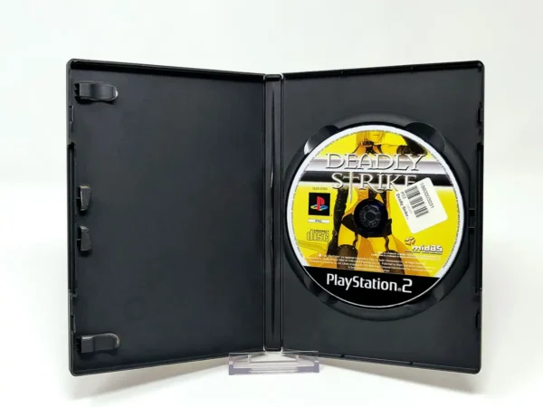 Interior del juego Deadly Strike (ESP) (Rebajado) para PlayStation 2 con disco y manual