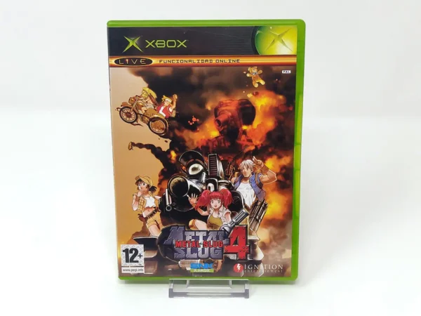 Portada de Metal Slug 4 (ESP) para XBOX, edición PAL España, de segunda mano