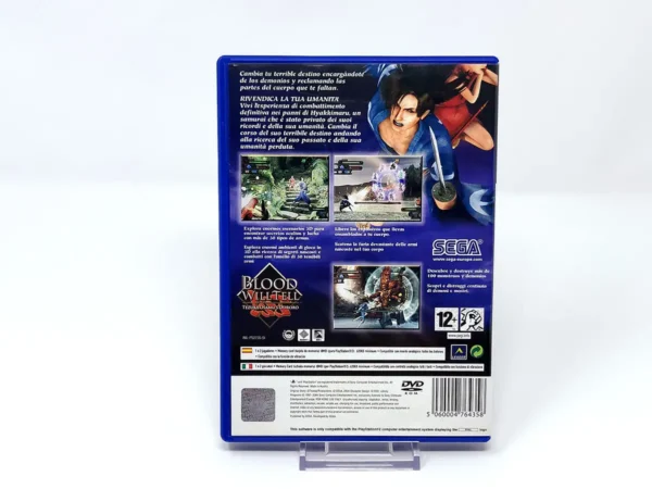 Parte trasera de Blood Will Tell (ESP) para PlayStation 2, edición PAL España