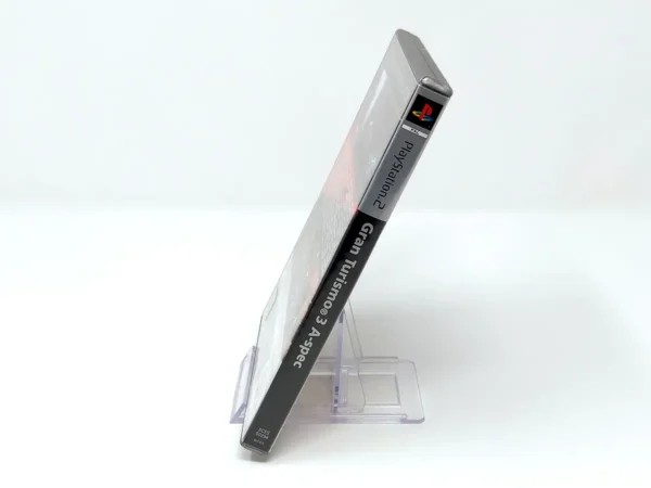 Lateral de la caja de Gran Turismo 3: A-Spec (UK) (Platinum) para PlayStation 2