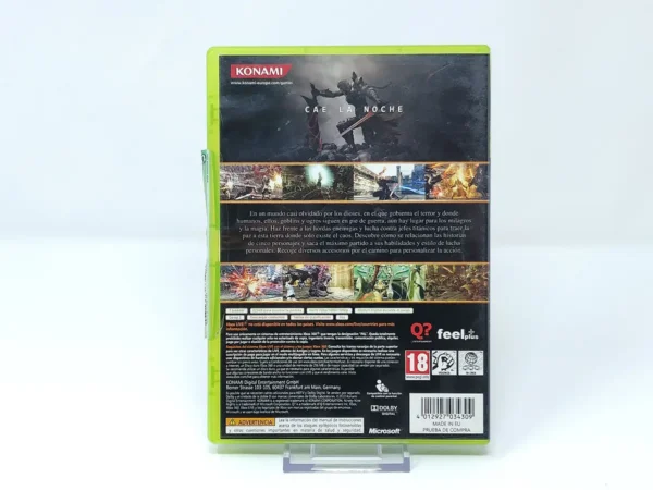 Interior del juego N3II: Ninety-Nine Nights (ESP) para XBOX 360 con disco y manual