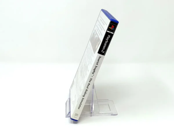 Lateral de la caja de Tourist Trophy: The Real Riding Simulator (POR) para PlayStation 2