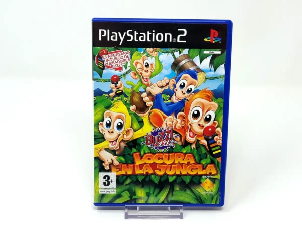 Portada de Buzz! Junior: Locura en la Jungla (ESP) (Promo) para PlayStation 2, edición PAL España, de segunda mano