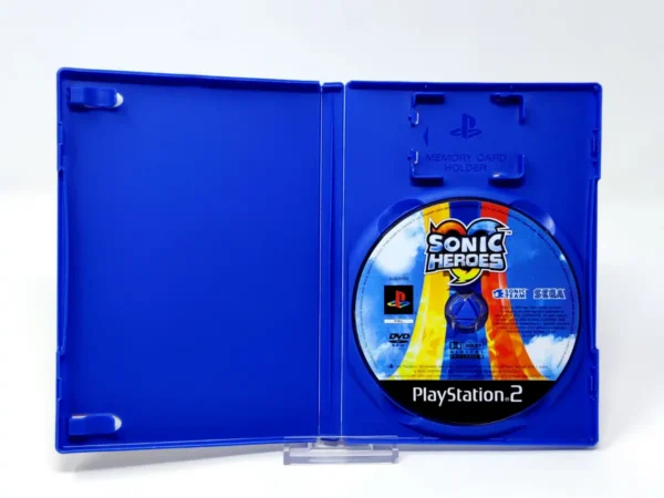 Interior del juego Sonic Heroes (ESP) (Rebajado) para PlayStation 2 con disco y manual