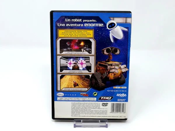 Parte trasera de Disney/Pixar WALL-E (ESP) para PlayStation 2, edición PAL España