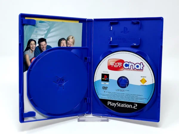 Lateral de la caja de EyeToy: Chat (ESP) para PlayStation 2