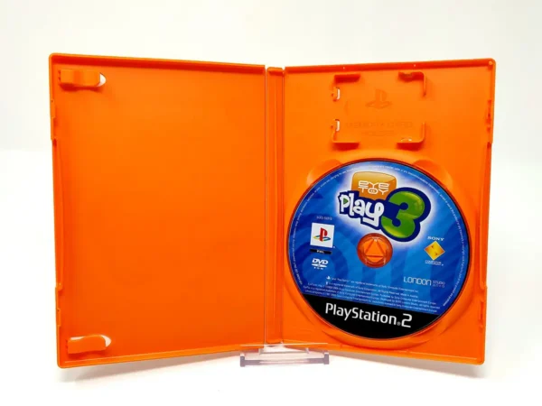 Lateral de la caja de EyeToy: Play 3 (ESP) (v1) (Rebajado) para PlayStation 2