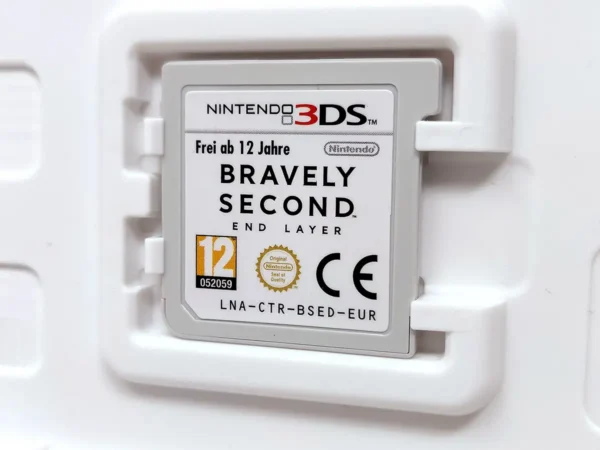 Lateral de la caja de Bravely Second: End Layer (ESP) para Nintendo 3DS