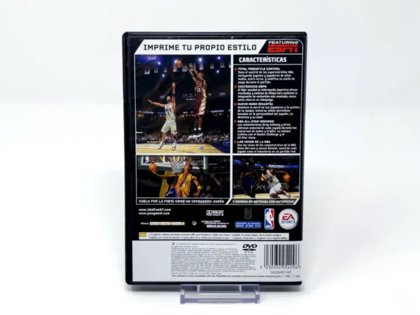 Parte trasera de NBA Live 07 (ESP) (Rebajado) para PlayStation 2, edición PAL España