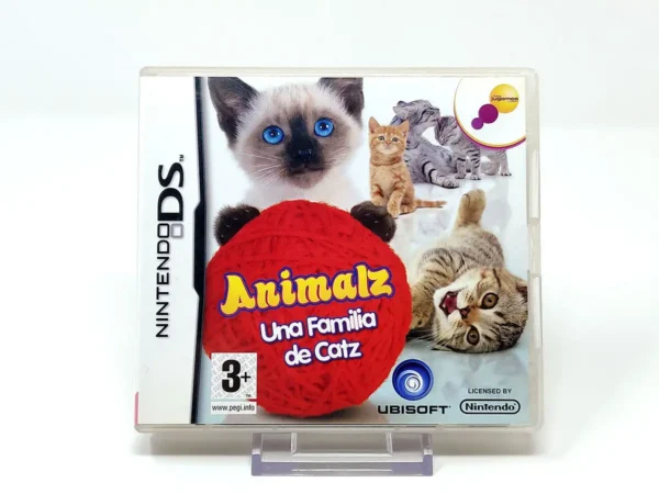 Portada de Animalz: Una Familia de Catz (ESP) para Nintendo DS, edición PAL España, de segunda mano