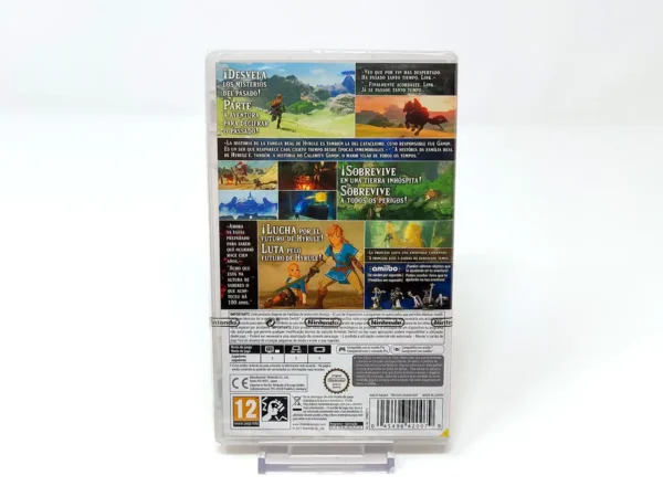 Parte trasera de The Legend of Zelda: Breath of the Wild (ESP) (Precintado) para Nintendo Switch, edición PAL España