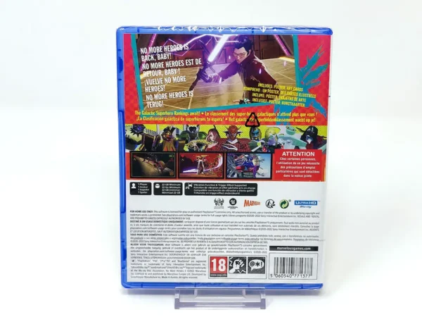 Parte trasera de No More Heroes 3 (ESP) (Precintado) para PlayStation 5, edición PAL España