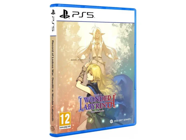 Portada de Record of Lodoss War Deedlit in Wonder Labyrinth (ESP) para PlayStation 5, edición PAL España, nuevo