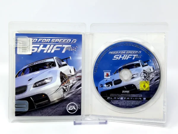 Interior del juego Need for Speed: Shift (ESP) (v2) (Rebajado) para PlayStation 3 con disco y manual