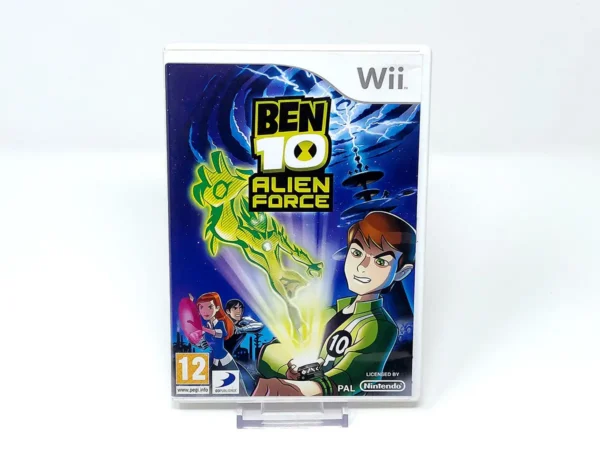 Portada de Ben 10: Alien Force (ESP) para Nintendo Wii, edición PAL España, de segunda mano