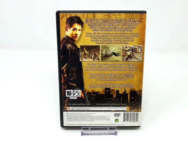 Parte trasera de Cuestión de Honor (ESP) (Rebajado) para PlayStation 2, edición PAL España