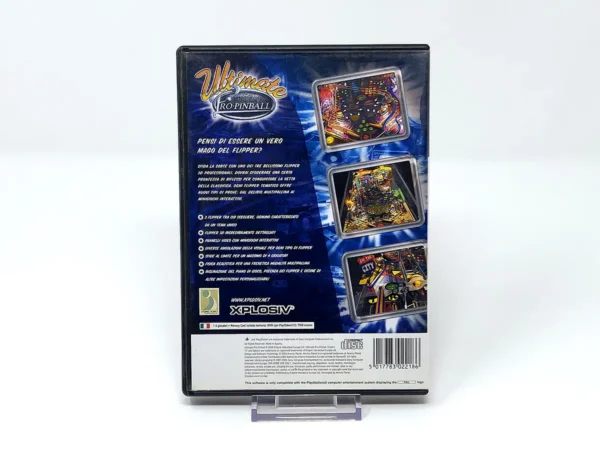 Parte trasera de Ultimate Pro Pinball (ITA) (Rebajado) para PlayStation 2, edición PAL Italia