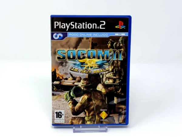 Portada de SOCOM II: U.S. Navy SEALs (ESP) (Rebajado) para PlayStation 2, edición PAL España, de segunda mano