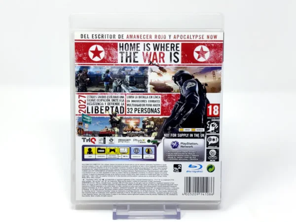 Parte trasera de Homefront (ESP) (Rebajado) para PlayStation 3, edición PAL España