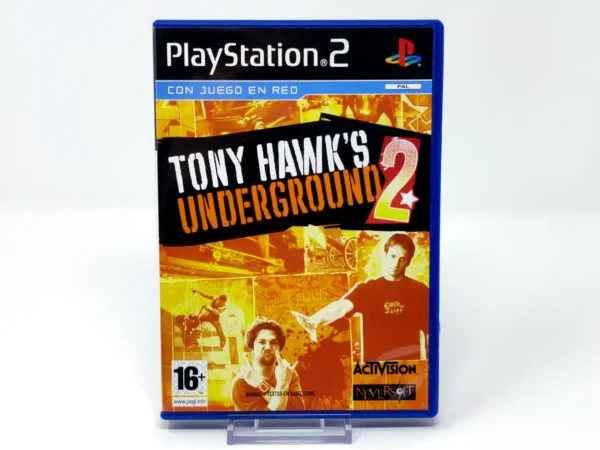 Portada de Tony Hawk's Underground 2 (ESP) para PlayStation 2, edición PAL España, de segunda mano