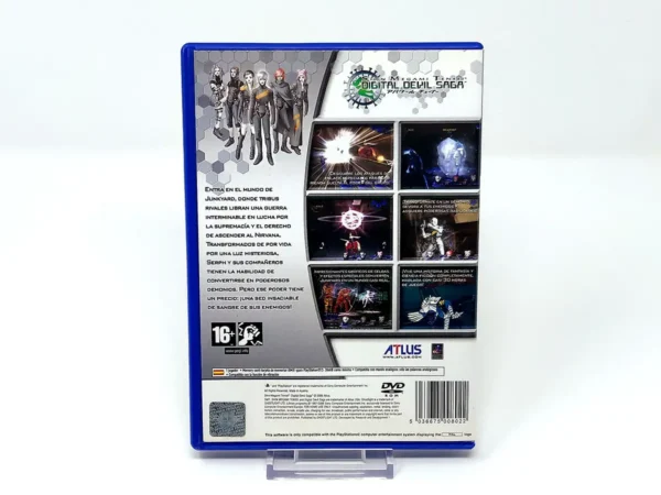 Parte trasera de Shin Megami Tensei: Digital Devil Saga (ESP) (Rebajado) para PlayStation 2, edición PAL España