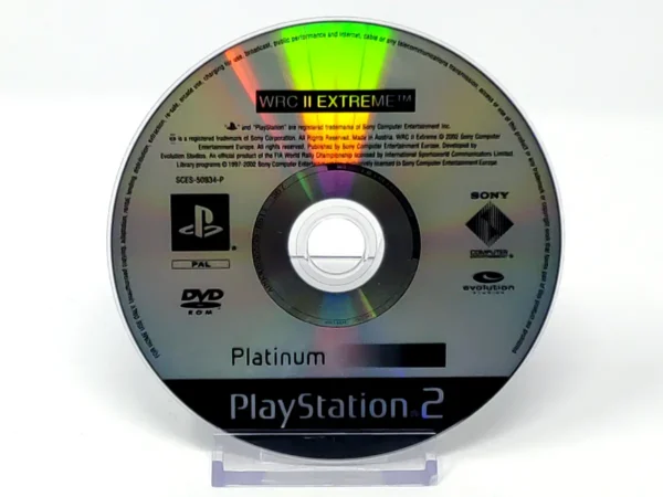 WRC II Extreme (ESP) (Platinum) (Disco) para PlayStation 2, edición PAL España, de segunda mano